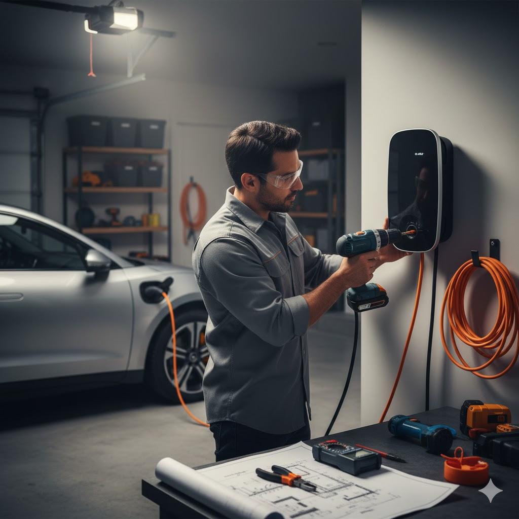 install ev charger at home
