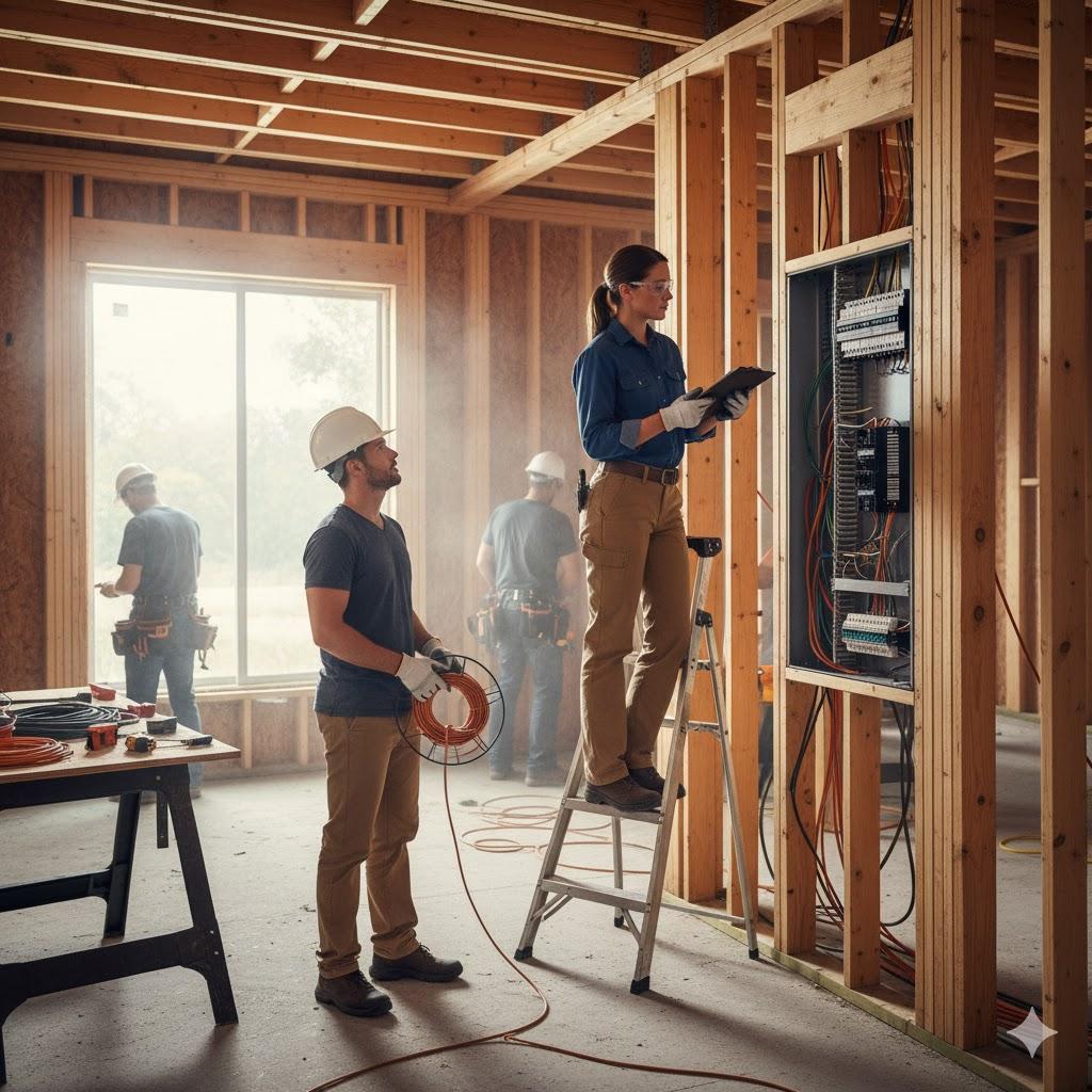 new home construction electrical checklist